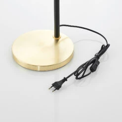 Lindby Braska Tischleuchte, Schwarz, Messing -Beleuchtungs Geschäft 9626507 8