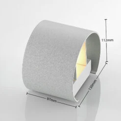 ELC Jördis Wandlampe, G9, Rund, Weiß -Beleuchtungs Geschäft 9626581 3