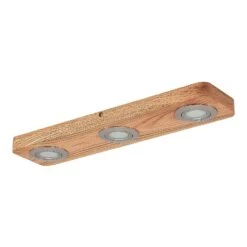 Lindby Mikari LED-Deckenleuchte Aus Holz, 3-fl. -Beleuchtungs Geschäft 9627413 3