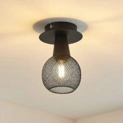 Lindby Zerda Spot, Gitterschirm, Einflammig -Beleuchtungs Geschäft 9627749 1