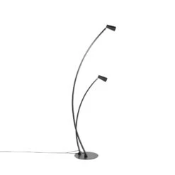 Lucande Velanoris Stehlampe, 2-fl., Schwarz -Beleuchtungs Geschäft 9627807 3