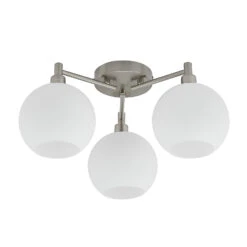 Lindby Jemissa Glas-Deckenlampe, 3-flammig, Opal -Beleuchtungs Geschäft 9628193 2