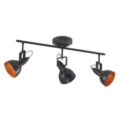 Lindby Morgana Strahler, Schwarz-gold, Dreiflammig -Beleuchtungs Geschäft 9628252 3