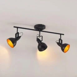 Lindby Morgana Strahler, Schwarz-gold, Dreiflammig -Beleuchtungs Geschäft 9628252 5