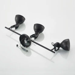 Lindby Morgana Strahler, Schwarz-gold, Dreiflammig -Beleuchtungs Geschäft 9628252 8