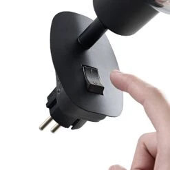 Lindby Lioma Steckdosenleuchte, Neigbar, Schwarz -Beleuchtungs Geschäft 9628266 6