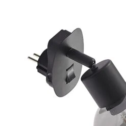 Lindby Lioma Steckdosenleuchte, Neigbar, Schwarz -Beleuchtungs Geschäft 9628266 7