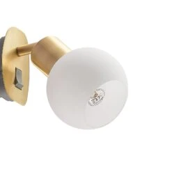 Lindby Lioma Steckdosenleuchte, Neigbar, Messing -Beleuchtungs Geschäft 9628267 4