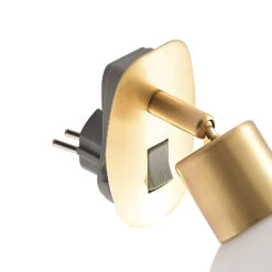 Lindby Lioma Steckdosenleuchte, Neigbar, Messing -Beleuchtungs Geschäft 9628267 6