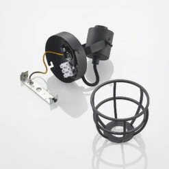 Lindby Flintos Käfig-Spot, Einflammig, Schwarz 19 Lindby Flintos Käfig-Spot, Einflammig, Schwarz -Beleuchtungs Geschäft 9628342 7