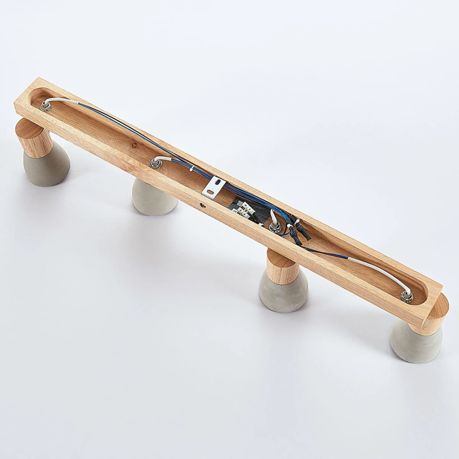 ELC Eletta Deckenstrahler, Beton, Vierflammig 10 ELC Eletta Deckenstrahler, Beton, Vierflammig – Bild 8