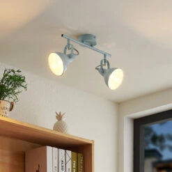 Lindby Saidimo Deckenstrahler Neigbar, Zweiflammig 12 Lindby Saidimo Deckenstrahler Neigbar, Zweiflammig -Beleuchtungs Geschäft 9628503 1