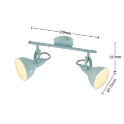 Lindby Saidimo Deckenstrahler Neigbar, Zweiflammig 16 Lindby Saidimo Deckenstrahler Neigbar, Zweiflammig -Beleuchtungs Geschäft 9628503 5