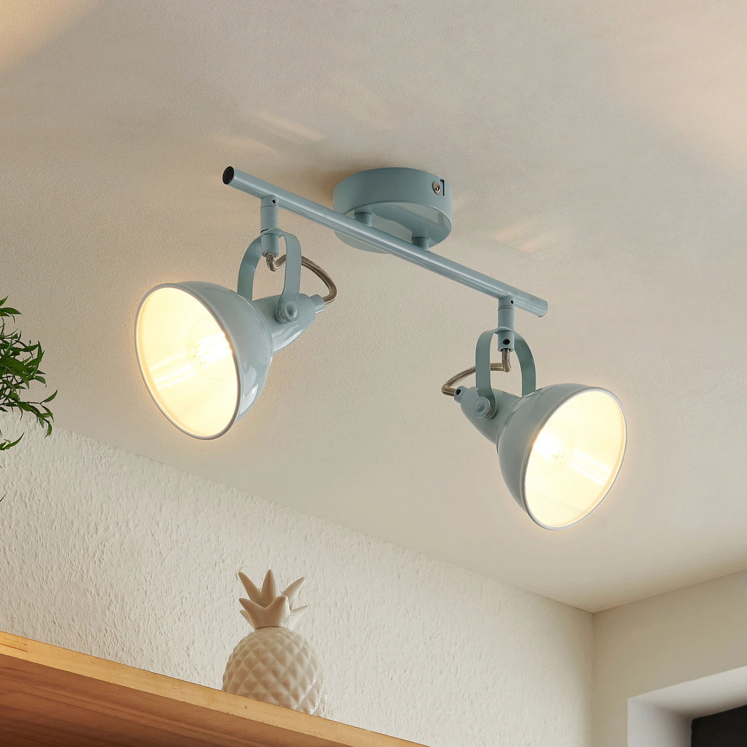 Lindby Saidimo Deckenstrahler Neigbar, Zweiflammig 3 Lindby Saidimo Deckenstrahler Neigbar, Zweiflammig