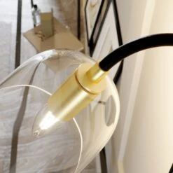 Lucande Anjita Wandleuchte, Glasschirm -Beleuchtungs Geschäft 9639231 5