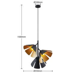 Lucande Jemmily Pendellampe, Dreiflammig 15 Lucande Jemmily Pendellampe, Dreiflammig -Beleuchtungs Geschäft 9639572 4