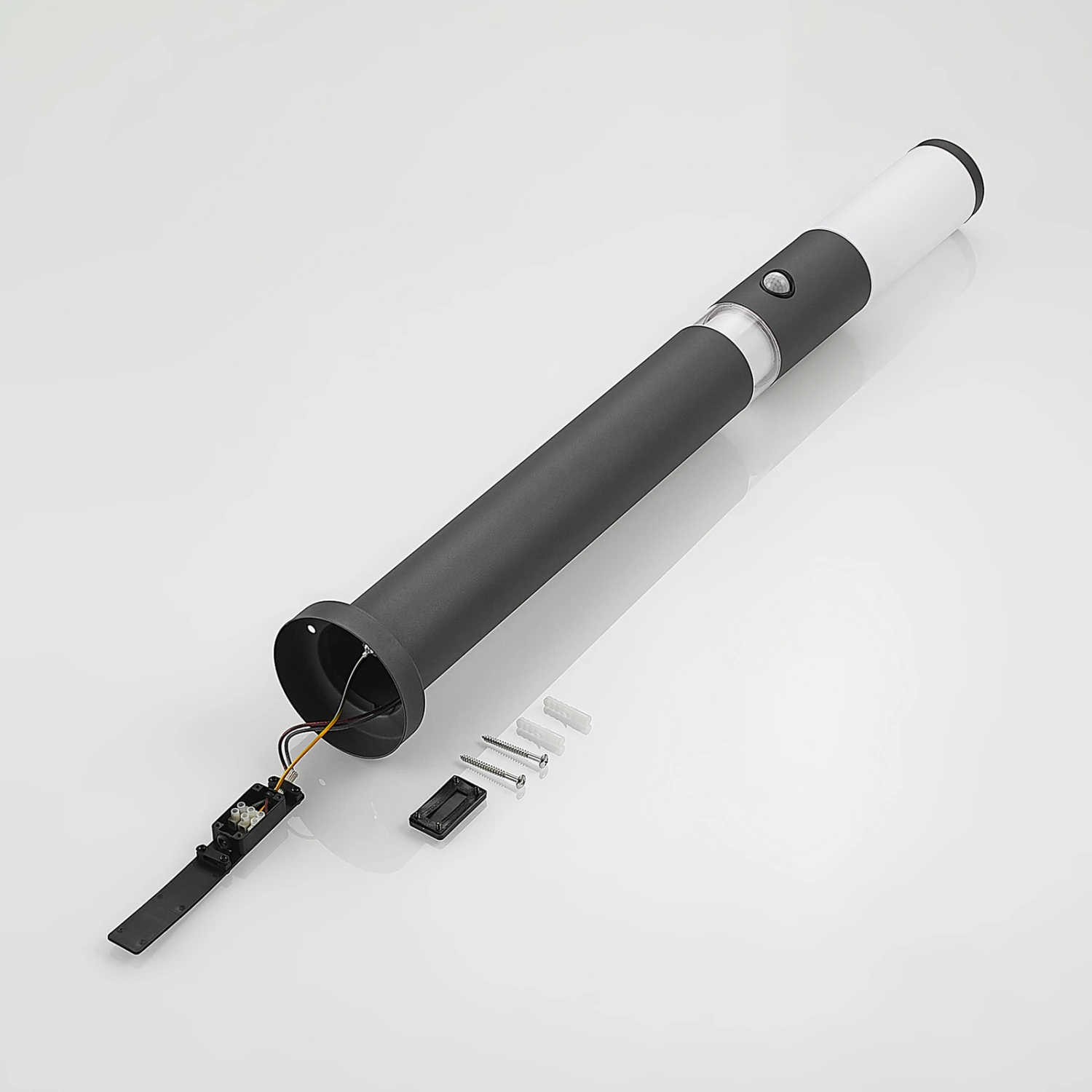 Lindby Okari Wegeleuchte In Dunkelgrau Mit Sensor 11 Lindby Okari Wegeleuchte In Dunkelgrau Mit Sensor – Bild 9