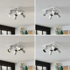 Arcchio Iavo Deckenstrahler, Eckig, Weiß, 4-fl. -Beleuchtungs Geschäft 9928004 5