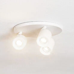 Arcchio Brinja Strahler, Kurz, Rund, Weiß 3-fl.