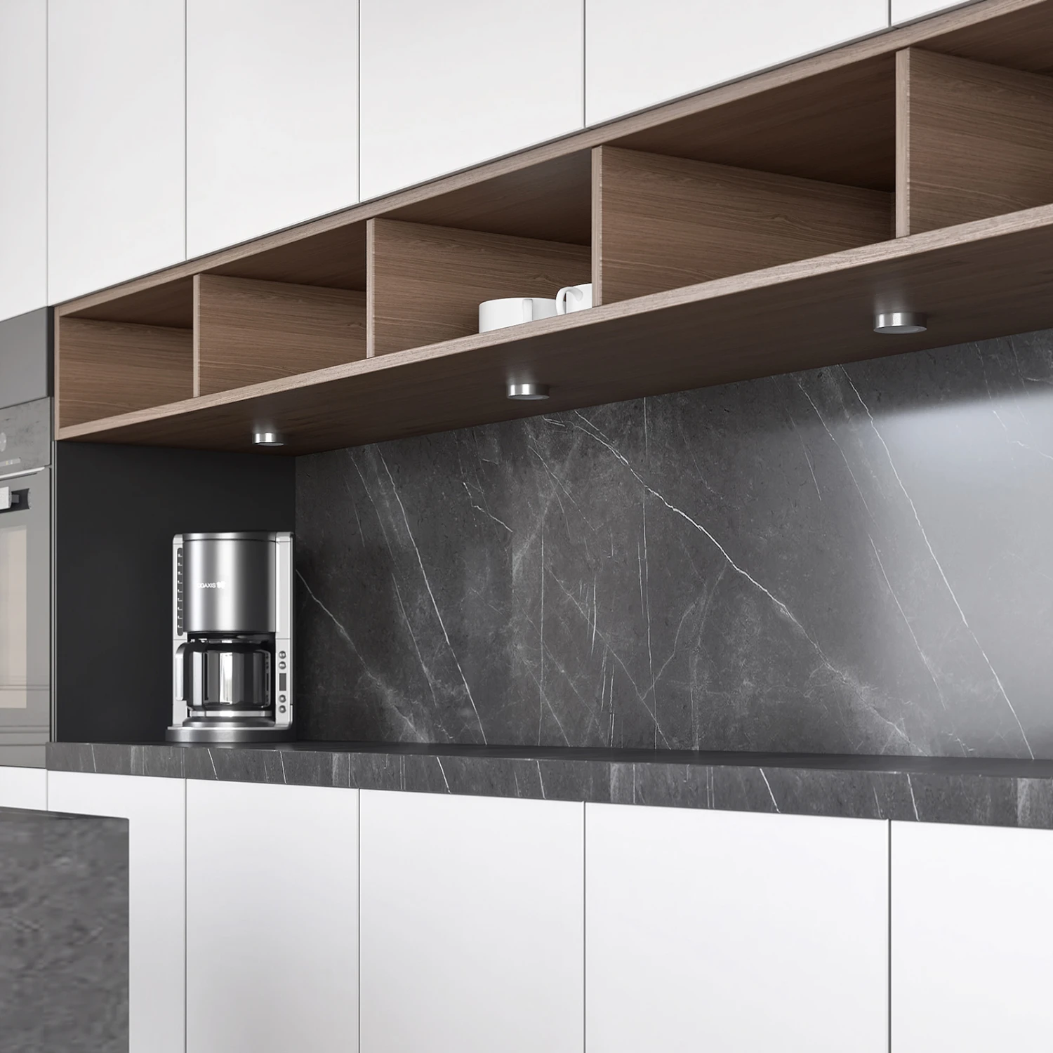 Arcchio Vilam LED-Unterbaulampen 3er-Set Nickel 5 Arcchio Vilam LED-Unterbaulampen 3er-Set Nickel – Bild 3