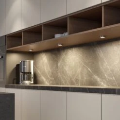 Arcchio Vilam LED-Unterbaulampen 3er-Set Nickel