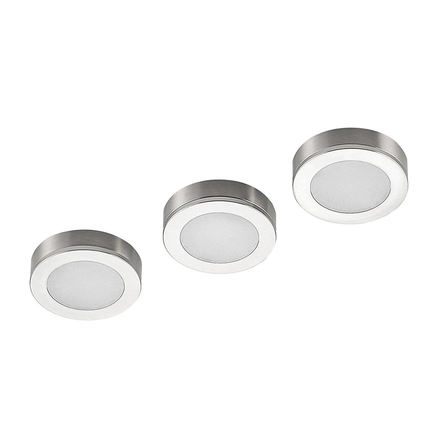 Arcchio Vilam LED-Unterbaulampen 3er-Set Nickel 6 Arcchio Vilam LED-Unterbaulampen 3er-Set Nickel – Bild 4