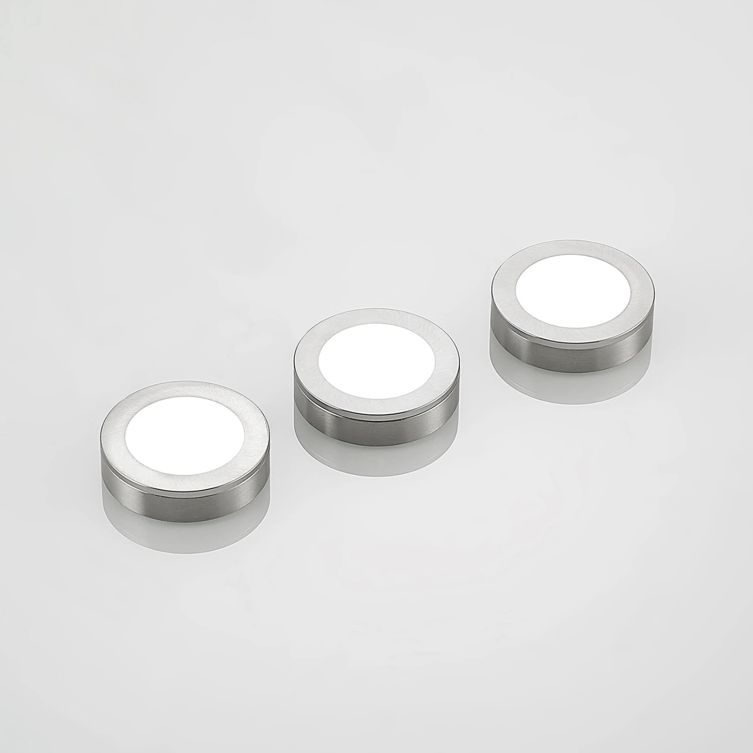 Arcchio Vilam LED-Unterbaulampen 3er-Set Nickel 8 Arcchio Vilam LED-Unterbaulampen 3er-Set Nickel – Bild 6