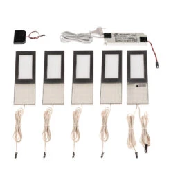 Prios Rikela LED-Unterbauleuchte Edelstahl 5 Stück 10 Prios Rikela LED-Unterbauleuchte Edelstahl 5 Stück -Beleuchtungs Geschäft 9934123 2