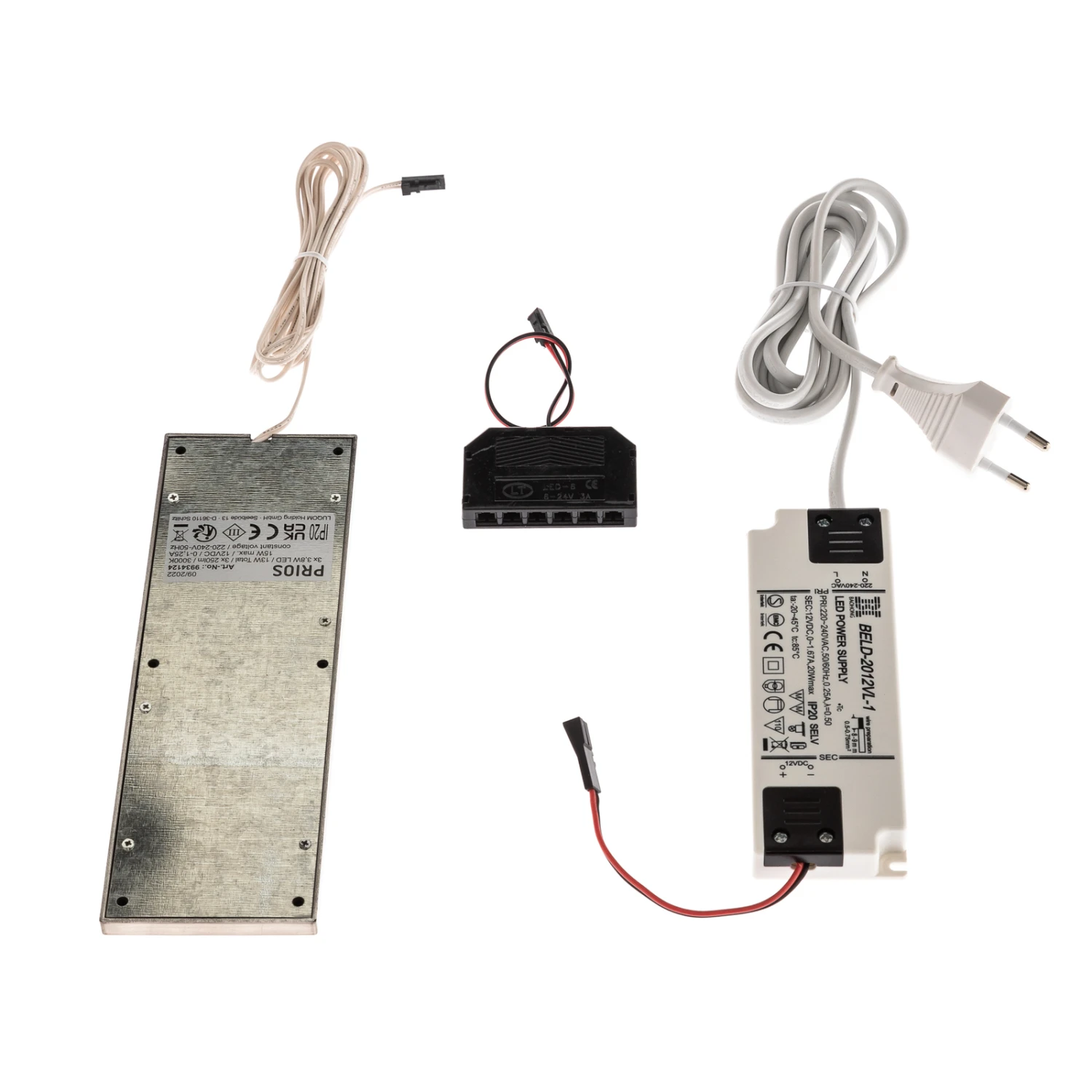 Prios Rikela LED-Unterbauleuchte Edelstahl 5 Stück 8 Prios Rikela LED-Unterbauleuchte Edelstahl 5 Stück – Bild 6