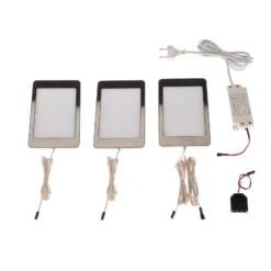 Prios Jelana LED-Unterbauleuchte Edelstahl 3 Stück 12 Prios Jelana LED-Unterbauleuchte Edelstahl 3 Stück -Beleuchtungs Geschäft 9934126 2