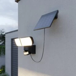 Arcchio Lissano LED-Solar-Wandstrahler Mit Sensor