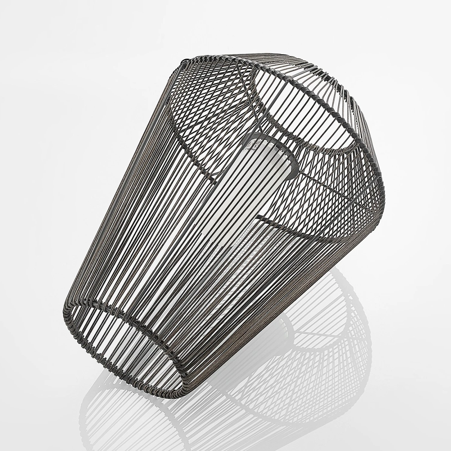 Lindby Kaati LED-Solar-Laterne, Rattanoptik, 37 Cm 10 Lindby Kaati LED-Solar-Laterne, Rattanoptik, 37 Cm – Bild 8