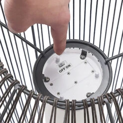 Lindby Kaati LED-Solar-Laterne, Rattanoptik, 37 Cm 19 Lindby Kaati LED-Solar-Laterne, Rattanoptik, 37 Cm -Beleuchtungs Geschäft 9945546 8