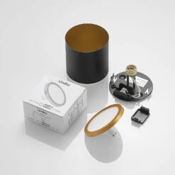 Lindby Kianush Deckenleuchte 1-fl. Schwarz -Beleuchtungs Geschäft 9950968 8