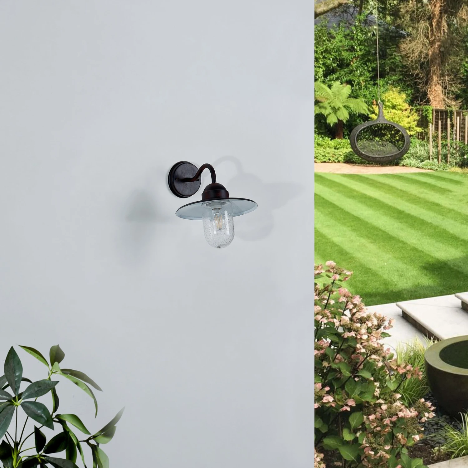 Rostbraune Außenwandlampe Filip 4 Rostbraune Außenwandlampe Filip – Bild 2