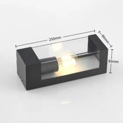 Lindby Tilian Außenwandlampe, Eckig, E27 -Beleuchtungs Geschäft 9977059 3