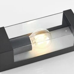 Lindby Tilian Außenwandlampe, Eckig, E27 -Beleuchtungs Geschäft 9977059 6