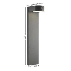 Lindby Jarik LED-Solar-Wegeleuchte, Sensor, 80 Cm -Beleuchtungs Geschäft 9977100 2