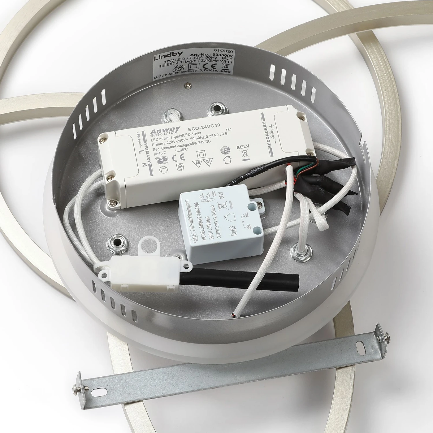 Lindby Smart Tula LED-Deckenleuchte, App, CCT 10 Lindby Smart Tula LED-Deckenleuchte, App, CCT – Bild 8