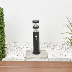 LED-Sockellampe Lanea Aus Edelstahl Mit Sensor -Beleuchtungs Geschäft 9988048 1